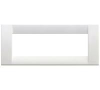 VIMAR série Idea - Plaque Classica 6 module en plastique blanc brillant