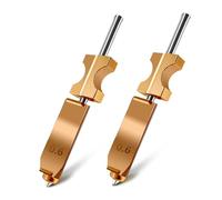 IdeaFormer-3D Lot de 2 buses Hotend intégrées AD5X 0,6 mm pour Flashforge Adventurer 5X, entièrement en métal, buse amovible rapide 32 mm³/s, haut débit pour pièces Flashforge AD5X