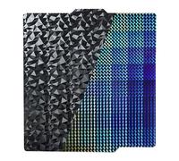 IdeaFormer-3D Plaque de construction double face H1H PEO pour Bambu Lab X1 X1C X1E P1P P1S P2S A1, lisse Phantom H1H + Diamond PEO Spring Steel Plate 257 x 257 mm pour imprimantes 3D Bambu