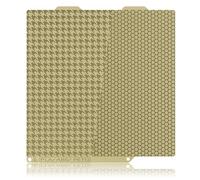 IdeaFormer-3D Plaque de construction pied-de-poule et nid d'abeille PEI pour mini imprimante 3D Bambu Lab A1, plaque d'acier à ressort PEI texturée gravée double face 184 x 184 mm