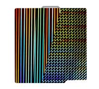 IdeaFormer H1H Double Sided Textured Plaque de Construction Lit d'impression Plate-forme pour Bambu Lab X1 X1C X1E P1P P1S A1, Plateau H1H 257x257mm plate-forme d'imprimante 3D pour Bambulab