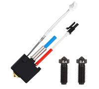 IdeaFormer Kit d'extrudeuse Hotend avec buse en acier trempé de 0,4 mm pour Anycbic Kobra 2/Kobra 2 Pro/Kobra 2 Neo/Kobra 2 Plus/Kobra 2 Max, Kobra 2 Hot End extrudeuse bloc chauffant Thermistance