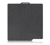 IdeaFormer Plaque d'impression flexible en acier à ressort pour imprimante 3D Bambu Lab X1 X1C X1E P1P P1S A1 Noir 257 x 257 mm