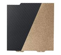 IdeaFormer Plaque d'impression flexible en PET PEI pour Bambu Lab A1 Mini, fibre de carbone double face PET + texturé PEI en acier à ressort 184 x 184 mm pour imprimante 3D Bambu A1 Mini