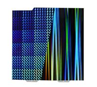 IdeaFormer Plaque d'impression H1H double face 184 x 184 mm pour Bambulab, H1H Rainbow Streak + Phantom Spring Steel pour imprimante 3D Bambu Lab A1 Mini