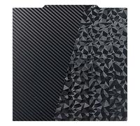 IdeaFormer Plaque d'impression lisse PEO PET 250 x 250 mm - En acier à ressort PEO PET - Pour QiDi Q1 Pro - Pour AnkerMake M5