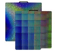 IdeaFormer Rainbow PEY+Phantom H1H Plaque d'impression 257 x 257 mm en acier à ressort lisse PEY H1H pour Bambulab X1, X1C, X1E, P1P, P1S, A1 Plateformes d'imprimante 3D