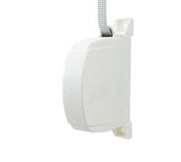 IdeaGenesis - Enrouleur pliable pour volet roulant - Enrouleur rabattable avec ruban pour fixation au mur ou au cadre de fenêtre - Système universel résistant (ruban blanc, ruban 14 mm)