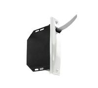 IdeaGenesis Ramasse-volet roulant avec façade en PVC avec pivot pour volet roulant, enrouleur de volet roulant à encastrer dans le chantier (ruban blanc, ruban peint 18 mm)