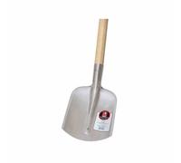 IDEAL 020-60274 SILVER Pelle Emsländer avec manche en T en frêne 100cm, argent