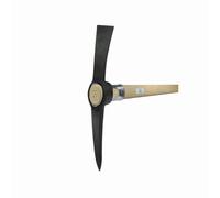 IDEAL 380-31503 Pioche en croix 1,5kg douille, manche en hêtre 95cm, noir (1 pièce)