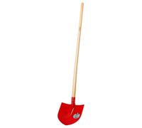 Ideal 4010502 Francfort Pelle avec Manche 130 cm, Taille 5, RB1/5, Rouge