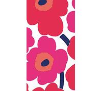 Idéal à domicile Gamme 32 fils 3 plis Serviettes de serviettes en papier, Marimekko Collection Unikko Red