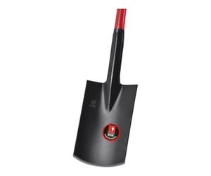 Ideal Bêche 280x190/180mm taille 2 avec manche en tube d'acier et pommeau en bois dur IDEAL Quantité:1