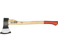 Ideal Hache à bois 1600 g manche frêne VPA/GS-testé noir n. DIN