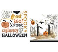 Ideal Home Range IHR Lot de 20 serviettes en papier 3 plis pour cocktail Motif citrouilles d'Halloween