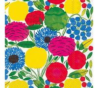 Ideal Home Range Marimekko Sitruunapuu Serviettes en Papier, Papier, Rose, Cocktail