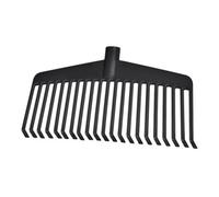 Ideal Ideal Balai à feuilles nylon rouge 21 dents L 38 cm Quantité:1