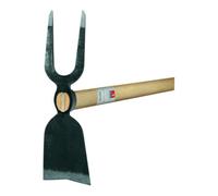 Ideal Ideal Fourche de jardin large 2 dents zinguée St 350 mm Quantité:1