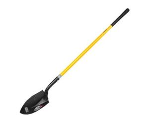 Ideal Ideal Pelle à bêche noire dentelée avec manche FGL. Quantité:1
