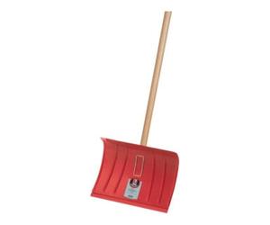 Ideal Ideal Tôle d'acier, chasse-neige avec manche en bois dur 350x500 mm Quantité:1