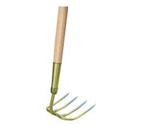 Ideal Idealspaten Gartenkreisel avec col de cygne dents ovales 1/2 or - 1/2 argent Quantité:1