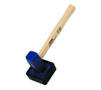 Ideal Idealspaten Sieger Marteau pour pose de dalles 1,5 kg carré + embout caoutchouc vulcanisé Quantité:1