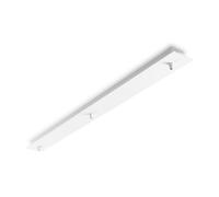 Ideal Lux 122854 Rail de plafond Cup pour 3 Pendules Accessoires de plafonnier pour luminaires à plafond Blanc