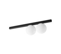 Ideal Lux Plafonnier BINOMIO – Globe à 2 lumières – Noir