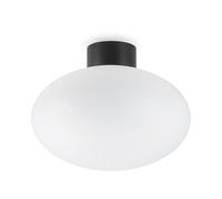 Ideal Lux CLIO - Plafonnier de salle de bain noir IP44, E27
