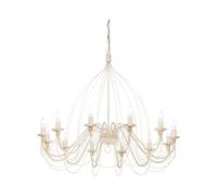 Ideal Lux CORTE SP12 Indoor E14 White - Ceiling Lighting (Living room, White, iP20, Surfaced, Metal, 12 Bulb (s))