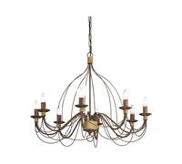 Ideal Lux Corte SP8 Rouille Lampe à suspension, métal, rouille