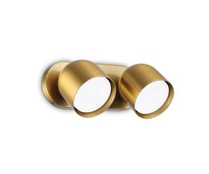 Ideal Lux DODO Spot de plafond double à 2 lumières en laiton