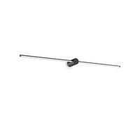 Ideal Lux FILO Salle de bains LED intégrée à 2 lumières sur miroir noir 2000Lm 3000K IP44