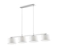 Ideal Lux Hilton SB4 Lampe blanche, halogène, électrique, ampoules incluses, réglage de la hauteur : oui