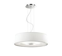 Ideal Lux Hilton SP6 Lampe suspendue E27 Blanc 60 x 110 cm
