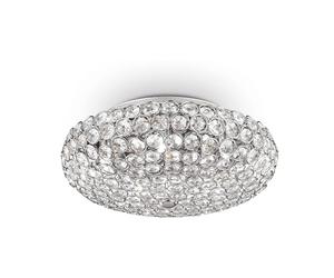 Ideal Lux KING PL5 Chrome Lampe de plafond, métal, chrome