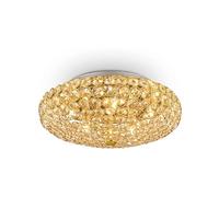 Ideal Lux KING PL5 Oro Lampe de plafond, métal, or