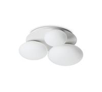 Ideal-Lux Ninfea Plafonnier à 3 sources lumineuses, GX53, 306964,