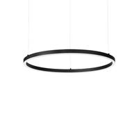 Ideal Lux Plafonnier LED ORACLE SLIM rond 90 cm 2700 K non gradable Noir
