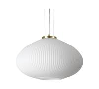 Ideal Lux PLISSE Globe Dome Suspension Plafonnier Laiton 45cm
