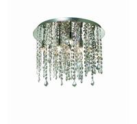 Ideal Lux ROYAL PL8 Plafonnier, métal chromé