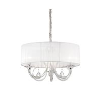 Ideal Lux SWAN SP3 Indoor E14 White - Ceiling Lighting (Living room, Indoor, White, iP20, Surfaced, Round)