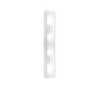 Ideal Lux TUDOR AP4 Adapté à une utilisation à l'intérieur E14 Chrome,Transparent éclairage mural