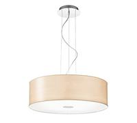 Ideal Lux Woody SP5 Lampe à Suspension en métal, Bouleau