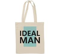 Ideal Man Peak Sac fourre-tout en coton naturel pour homme Blanc