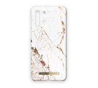 IDEAL OF SWEDEN Coque pour Galaxy S21 Plus Motif Marbre de Carrare Dorée