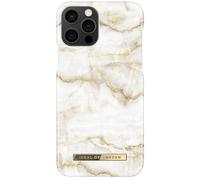 iDeal of Sweden Étui arrière mode pour iPhone 12 (Pro) - Golden Pearl Marble