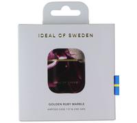 iDeal of Sweden Étui pour Airpods 1st Génération & 2nd - Golden Rubis Marbre