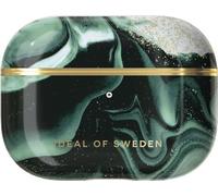 IDEAL OF SWEDEN, Étui pour AirPods Pro 1 / Pro 2 Modèle Golden Olive Marble Attractif, Vert